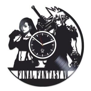 Final Fantasy VII 7 / FFVII / FF7 Game Vinyl Record Clock
